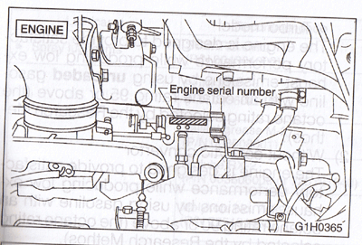 numeracion d motor subaru | VALVULITA