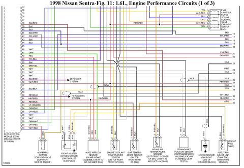 ECU Pinout del Nissan GA16DE, GA16DNE, Diagramas Eléctricos nissan quest engine diagram 
